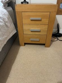 Bedside lockers x 2