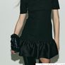 F & M ladies knee length fitted dress, with flared skirt, Size M Image 4