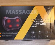 Massager pillow with heat