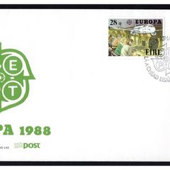 1988 Ireland Europa Transport & Communication Commemorative Stamps An Post First Day Cover (FDC)