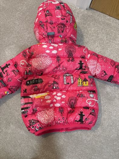 Pink girl jacket size 12-24 m