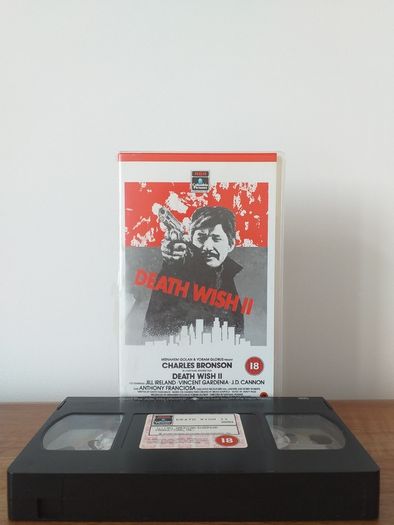 Death Wish Charles Bronson VHS Pal Video Cassette Tape Certificate 18 Year 1981
