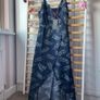 dress bnwt occasion dress navy patterned wrap effect dress size 10/12 Image 10