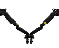 Dual monitor with arms