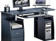 main image for ad Computer Desk With Shelves And 2 Drawers For Home Office Pc