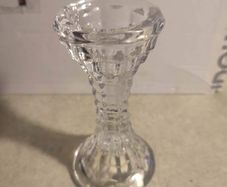 Crystal Candle Holder Or Nght Lite Candle No Stamp.