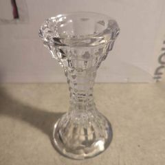Crystal Candle Holder Or Nght Lite Candle No Stamp.