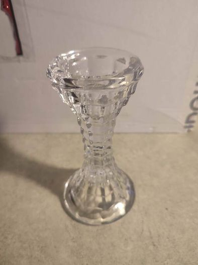 Crystal Candle Holder Or Nght Lite Candle No Stamp.