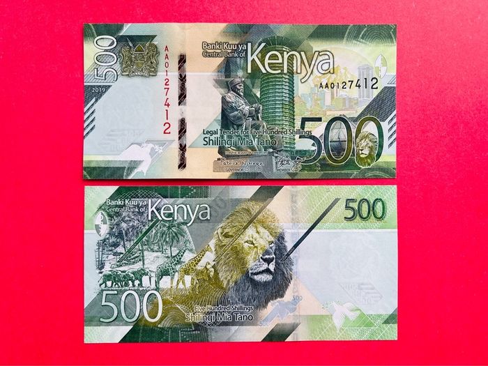 Kenya   500. Shillings  2019. Pick 55a  ( Uncirculated )