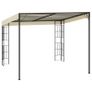 Wall-mounted Gazebo 3x3 m Cream Fabric Image 4