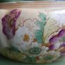 Antique Hand-Painted Bowl 9,5"  x  4,5" Image 2