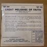 Hervey Alan Great Melodies Of Faith 7 inch EP Pilgrim Records XPR 3001 Image 2