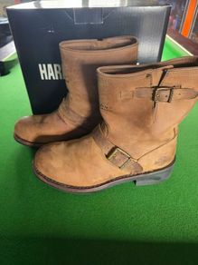 Vintage Harley Davidson Tan boots size 7