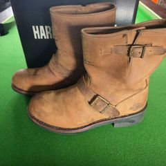 Vintage Harley Davidson Tan boots size 7