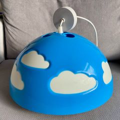 Ikea blue cloud lamp