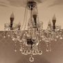 Maria Theresa Crystal Chandelier Lights, Clear Glass K9 Crystal 6 Arms Ceiling Light Fixture LED Pendant Lighting for Living Room, Dining Room, Hallway, Stairway, Lounge, Size: D58cm H53cm (FREE POSTAGE) Image 2