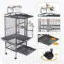 63-Inch Wrought Iron Bird Cage with Rolling Stand :AVAILABLE FOR PICK UP Image 2