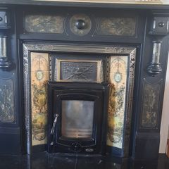 surround and insert fireplace