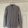 M&S Collection Mens Black & Grey Check Long Sleeve Shirt Image 9