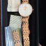 Brand New Daniel Wellington Petite 5-Link Evergold 28mm White Dial Gold Plated Steel Bracelet Watch. Image 10