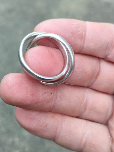 Interlocking Sheffield Sterling Silver Rings