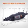 Rotary Tool Kit, 130W Multi-Functional Mini Grinder Set with 140 Accessories (Keyless Chuck & Flex Shaft) Varible Speed Multi Tool Image 3