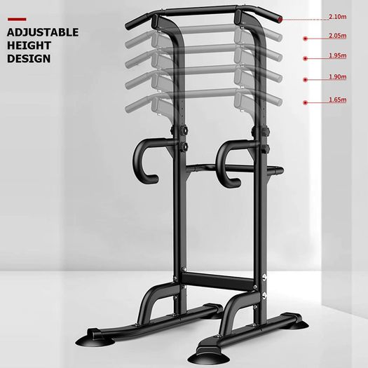 Indoor Pull Up Bar Adjustable Horizontal Bars Multifunction Workout Pull Up Station Power Tower Home Gym Fitness Equipment 150kg