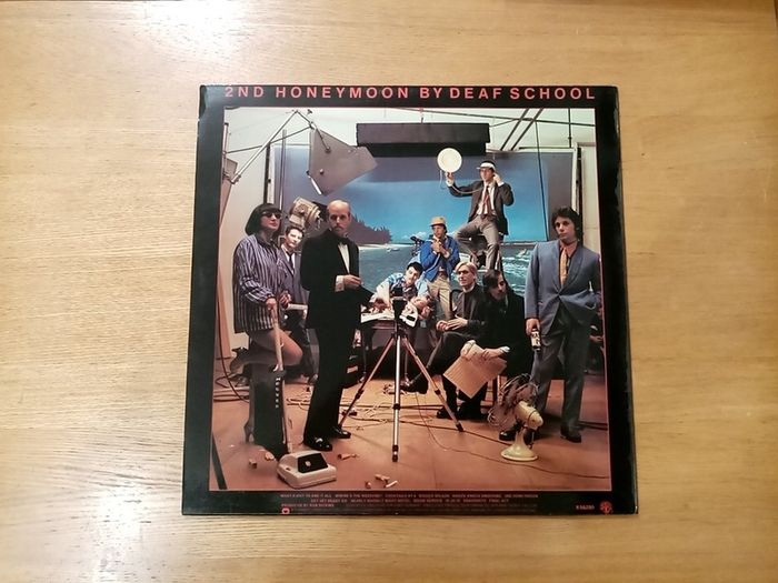 Deaf School - 2nd Honeymoon. 1976. Lp. Vinyl Record Album. Rock New Wave Punk