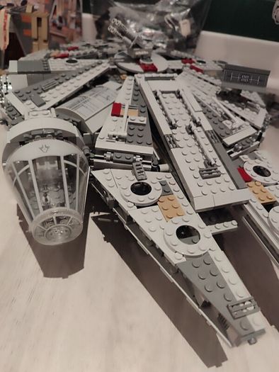 Lego Star Wars Bundle Millennium Falcon AT ST Trooper Ship Maz Castles Extra Pieces
