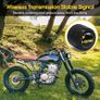 Motorcycle Tire Pressure Monitoring System, Tire Pressure and Temperature Alarm, Wireless Motorcycle TPMS with 2 External Sensors, Support iOS and Android Image 6