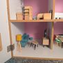 Large Wooden Dollhouse with Furniture & Accessories Image 3