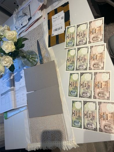 2007 Thailand Uncut Banknotes 1 5 10 Baht Uncut( 3 PCS In 1 Sheet ) , Real Original Uncut Notes for Collection, Note, 80th Anniversary
