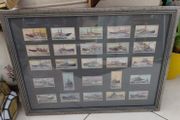 Wills cigarette cards The World's Dreadnoughts beautifully framed
