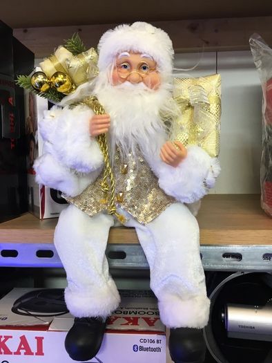 Sitting Santa Claus