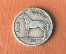 Irish silver half crown