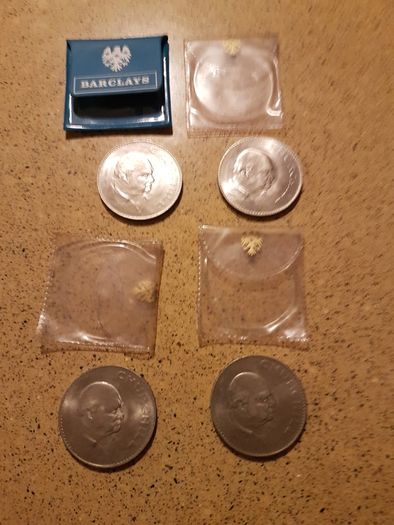 1965 Churchill Crowns x 4