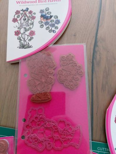Heartfelt stamps and dies set- wildwood florals and bird heaven