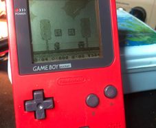 Retro Heaven - Lovely Condition Original RED Nintendo Gameboy Pocket - optional flash cart - #392