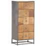 Drawer Cabinet 45x30x100 cm Solid Reclaimed Wood Image 2