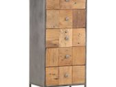 Drawer Cabinet 45x30x100 cm Solid Reclaimed Wood