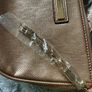 Dune Gold Snake Skin Waist Belt Bag New Image 8