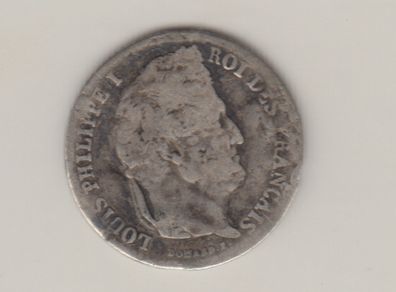 France,1832 1/4F, 90% silver  small coin (no. 434 )