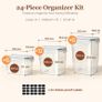 ComSaf Food Storage Containers with Lids Airtight 24 Pack Mixed Sizes - Brand New Image 2