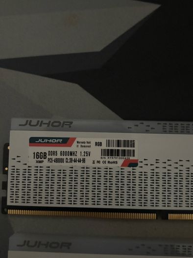 Juhor 32GB (2 x 16GB) 6000MHz RAM Memory Kit
