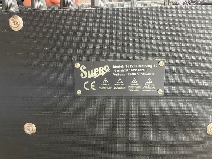 15 W Supro Guitar Tube (Valve) amplifier