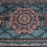 Rug Oriental Style Blue Tabriz Rug Carpet Timeless Persian-Inspired Design Image 4