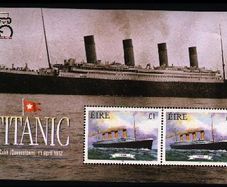 1999 Ireland Australia '99 (Exhibition) overprinted on Titanic Commemorative Stamps Miniature Sheet (MS31) Mint Never Hinged (MNH)