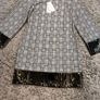 Black and Grey Plaid Dress Image 6