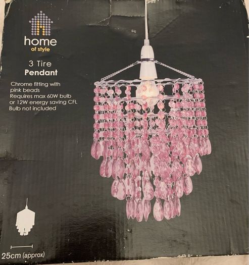 crystal light fitting still in box