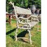 Bench Cast Iron and Timber Ornate Ends H23 Image 2